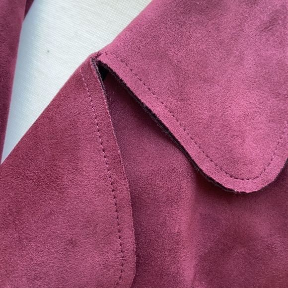 {KUT from the Kloth} Carina Faux Suede Drape Moto Jacket - Picture 9 of 10